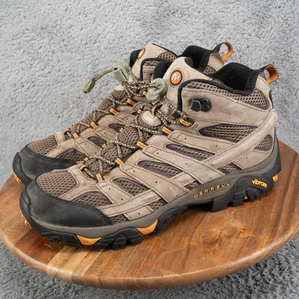 Merrell Men's Moab 2 Mid Ventilator Hiking Boots Walnut Size 11